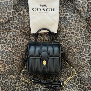 Coach Willis Top Handle 18 With Quilting